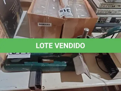 LOTE 314 - 01 GRAMPEADOR PROFISSIONAL. (NO ESTADO) ATENÇÃO! FAZER A VISITAÇÃO ANTES DE ARREMATAR, NÃO SABEMOS SE FUNCIONA. LEILÃO NÃO TEM GARANTIA E NEM DEVOLUÇÃO, SUJEITO A POSSÍVEIS AVARIAS VISÍVEIS/OCULTAS E/OU AUSÊNCIA DE COMPONENTES.
