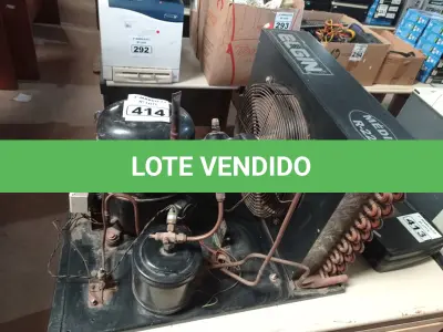 LOTE 414 - 01 MOTOR PARA REFRIGERAÇÃO MARCA ELGIN. (NO ESTADO) ATENÇÃO! FAZER A VISITAÇÃO ANTES DE ARREMATAR, NÃO SABEMOS SE FUNCIONA. LEILÃO NÃO TEM GARANTIA E NEM DEVOLUÇÃO, SUJEITO A POSSÍVEIS AVARIAS VISÍVEIS/OCULTAS E/OU AUSÊNCIA DE COMPONENTES.