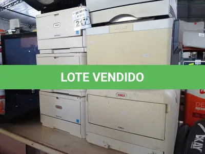 LOTE 217 - 08 IMPRESSORAS MARCAS E MODELOS DIVERSOS PARA RETIRADA DE PEÇAS. (NO ESTADO) ATENÇÃO! FAZER A VISITAÇÃO ANTES DE ARREMATAR, NÃO SABEMOS SE FUNCIONA. LEILÃO NÃO TEM GARANTIA E NEM DEVOLUÇÃO, SUJEITO A POSSÍVEIS AVARIAS VISÍVEIS/OCULTAS E/OU AUSÊNCIA DE COMPONENTES.