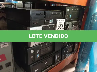 LOTE 088 - 08 CPU’S MARCAS E MODELOS DIVERSOS PARA RETIRADA DE PEÇAS. (NO ESTADO) ATENÇÃO! FAZER A VISITAÇÃO ANTES DE ARREMATAR, NÃO SABEMOS SE FUNCIONA. LEILÃO NÃO TEM GARANTIA E NEM DEVOLUÇÃO, SUJEITO A POSSÍVEIS AVARIAS VISÍVEIS/OCULTAS E/OU AUSÊNCIA DE COMPONENTES.