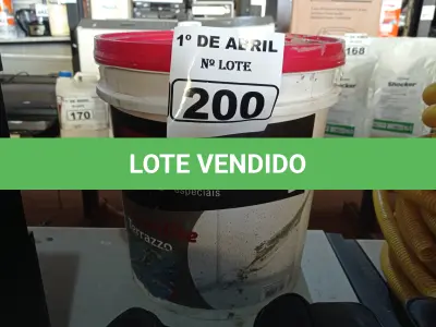 LOTE 200 - 01 BALDE DE GRANILITE DACAPÓ 25KG. (NO ESTADO) ATENÇÃO! FAZER A VISITAÇÃO ANTES DE ARREMATAR, NÃO SABEMOS SE FUNCIONA. LEILÃO NÃO TEM GARANTIA E NEM DEVOLUÇÃO, SUJEITO A POSSÍVEIS AVARIAS VISÍVEIS/OCULTAS E/OU AUSÊNCIA DE COMPONENTES.