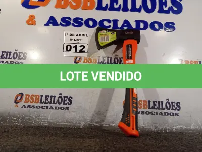 LOTE 012 - 01 MACHADINHA CAÇA E PESCA COM CABO EMBORRACHADO. (NO ESTADO) ATENÇÃO! FAZER A VISITAÇÃO ANTES DE ARREMATAR, NÃO SABEMOS SE FUNCIONA. LEILÃO NÃO TEM GARANTIA E NEM DEVOLUÇÃO, SUJEITO A POSSÍVEIS AVARIAS VISÍVEIS/OCULTAS E/OU AUSÊNCIA DE COMPONENTES.