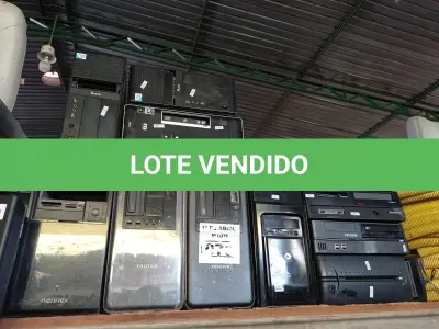 LOTE 073 - 10 CPU’S MARCAS E MODELOS DIVERSOS PARA RETIRADA DE PEÇAS. (NO ESTADO) ATENÇÃO! FAZER A VISITAÇÃO ANTES DE ARREMATAR, NÃO SABEMOS SE FUNCIONA. LEILÃO NÃO TEM GARANTIA E NEM DEVOLUÇÃO, SUJEITO A POSSÍVEIS AVARIAS VISÍVEIS/OCULTAS E/OU AUSÊNCIA DE COMPONENTES.