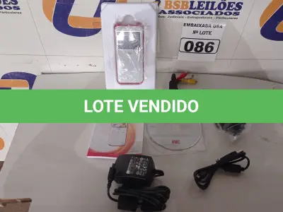LOTE 086 - 01 PROJETOR FILMADORA 3M. (NO ESTADO) (CAMCORDER) AV9702C