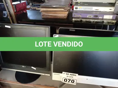 LOTE 070 - 07 MONITORES MARCAS E MODELOS DIVERSOS PARA RETIRADA DE PEÇAS. (NO ESTADO) ATENÇÃO! FAZER A VISITAÇÃO ANTES DE ARREMATAR, NÃO SABEMOS SE FUNCIONA. LEILÃO NÃO TEM GARANTIA E NEM DEVOLUÇÃO, SUJEITO A POSSÍVEIS AVARIAS VISÍVEIS/OCULTAS E/OU AUSÊNCIA DE COMPONENTES.