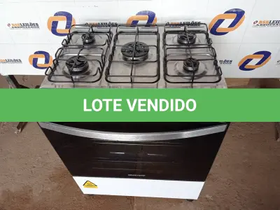 LOTE 034 - 01 FOGÃO 05 BOCAS BRASTEMP 110/220V. (STOV 5 FLAMES) (NO ESTADO) BF8671S