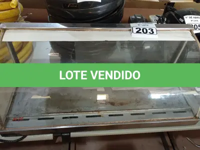 LOTE 203 - 01 ESTUFA PARA SALGADOS. (NO ESTADO) ATENÇÃO! FAZER A VISITAÇÃO ANTES DE ARREMATAR, NÃO SABEMOS SE FUNCIONA. LEILÃO NÃO TEM GARANTIA E NEM DEVOLUÇÃO, SUJEITO A POSSÍVEIS AVARIAS VISÍVEIS/OCULTAS E/OU AUSÊNCIA DE COMPONENTES.