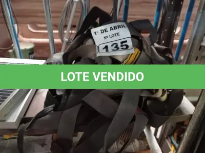LOTE 135 - 05 CINTOS DE SEGURANÇA NO TRABALHO. (NO ESTADO) ATENÇÃO! FAZER A VISITAÇÃO ANTES DE ARREMATAR, NÃO SABEMOS SE FUNCIONA. LEILÃO NÃO TEM GARANTIA E NEM DEVOLUÇÃO, SUJEITO A POSSÍVEIS AVARIAS VISÍVEIS/OCULTAS E/OU AUSÊNCIA DE COMPONENTES.