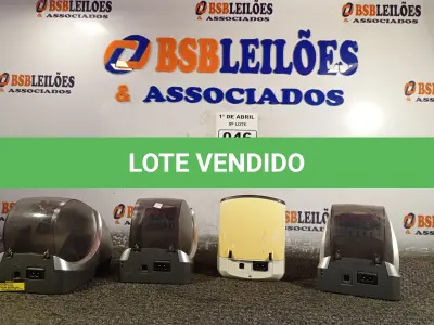 LOTE 046 - 04 IMPRESSORAS DE CUPOM MARCAS BROTHER MODELOS DIVERSOS. (NO ESTADO) ATENÇÃO! FAZER A VISITAÇÃO ANTES DE ARREMATAR, NÃO SABEMOS SE FUNCIONA. LEILÃO NÃO TEM GARANTIA E NEM DEVOLUÇÃO, SUJEITO A POSSÍVEIS AVARIAS VISÍVEIS/OCULTAS E/OU AUSÊNCIA DE COMPONENTES.