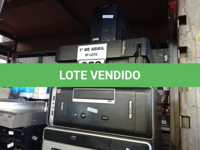 LOTE 059 - 01 NOBREAK E 05 CPU MARCAS E MODELOS DIVERSOS PARA RETIRADA DE PEÇAS. (NO ESTADO) ATENÇÃO! FAZER A VISITAÇÃO ANTES DE ARREMATAR, NÃO SABEMOS SE FUNCIONA. LEILÃO NÃO TEM GARANTIA E NEM DEVOLUÇÃO, SUJEITO A POSSÍVEIS AVARIAS VISÍVEIS/OCULTAS E/OU AUSÊNCIA DE COMPONENTES.