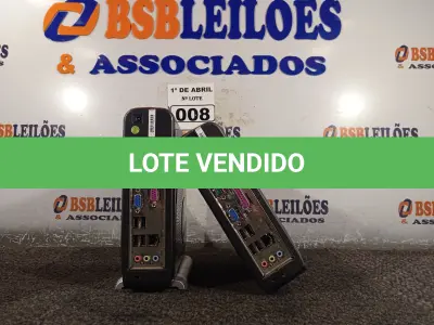 LOTE 008 - 02 MINIS CPU. (NO ESTADO) ATENÇÃO! FAZER A VISITAÇÃO ANTES DE ARREMATAR, NÃO SABEMOS SE FUNCIONA. LEILÃO NÃO TEM GARANTIA E NEM DEVOLUÇÃO, SUJEITO A POSSÍVEIS AVARIAS VISÍVEIS/OCULTAS E/OU AUSÊNCIA DE COMPONENTES.