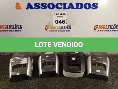 LOTE 046 - 04 IMPRESSORAS DE CUPOM MARCAS BROTHER MODELOS DIVERSOS. (NO ESTADO) ATENÇÃO! FAZER A VISITAÇÃO ANTES DE ARREMATAR, NÃO SABEMOS SE FUNCIONA. LEILÃO NÃO TEM GARANTIA E NEM DEVOLUÇÃO, SUJEITO A POSSÍVEIS AVARIAS VISÍVEIS/OCULTAS E/OU AUSÊNCIA DE COMPONENTES.