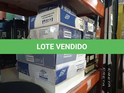 LOTE 109 - 01 LOTE COM VÁRIAS LUMINÁRIAS MARCAS E MODELOS DIVERSOS. (NO ESTADO) ATENÇÃO! FAZER A VISITAÇÃO ANTES DE ARREMATAR, NÃO SABEMOS SE FUNCIONA. LEILÃO NÃO TEM GARANTIA E NEM DEVOLUÇÃO, SUJEITO A POSSÍVEIS AVARIAS VISÍVEIS/OCULTAS E/OU AUSÊNCIA DE COMPONENTES.