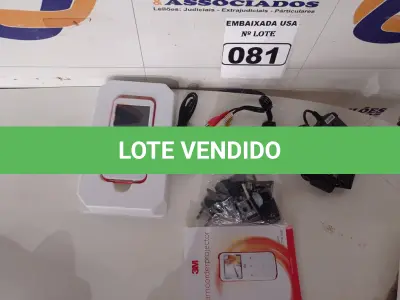 LOTE 081 - 01 PROJETOR FILMADORA 3M. (NO ESTADO) (CAMCORDER) AV9701W