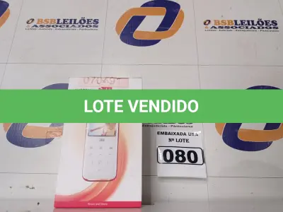 LOTE 080 - 01 PROJETOR FILMADORA 3M. (NO ESTADO) (CAMCORDER) AV9701V