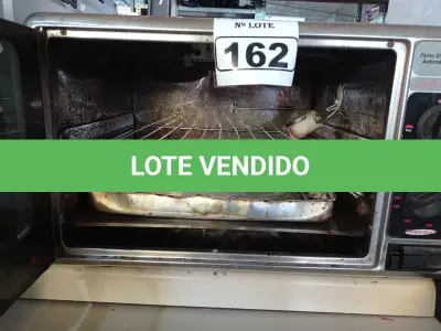 LOTE 162 - 01 FORNO ELÉTRICO MARCA FISCHER. (NO ESTADO) ATENÇÃO! FAZER A VISITAÇÃO ANTES DE ARREMATAR, NÃO SABEMOS SE FUNCIONA. LEILÃO NÃO TEM GARANTIA E NEM DEVOLUÇÃO, SUJEITO A POSSÍVEIS AVARIAS VISÍVEIS/OCULTAS E/OU AUSÊNCIA DE COMPONENTES.