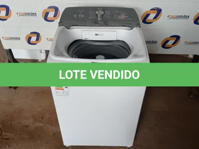 LOTE 061 - 01 MÁQUINA DE LAVAR ROUPAS BRASTEMP 15 KG 220V MODELO: BWR12ABBNA20. (NO ESTADO) (WASHER MACHINE) BH1557J