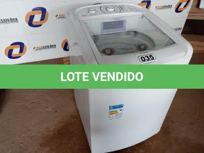 LOTE 035 - 01 MÁQUINA DE LAVAR ROUPAS 15KG ELECTROLUX 220V MODELO: LE515. (WASHER MACHINE) (NO ESTADO) BF8672H
