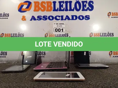 LOTE 001 - 01 NETBOOK E 05 TABLETS MARCAS E MODELOS DIVERSOS PARA RETIRADA DE PEÇAS. (NO ESTADO) ATENÇÃO! FAZER A VISITAÇÃO ANTES DE ARREMATAR, NÃO SABEMOS SE FUNCIONA. LEILÃO NÃO TEM GARANTIA E NEM DEVOLUÇÃO, SUJEITO A POSSÍVEIS AVARIAS VISÍVEIS/OCULTAS E/OU AUSÊNCIA DE COMPONENTES.