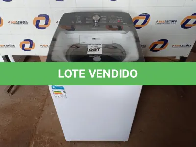 LOTE 057 - 01 MÁQUINA DE LAVAR ROUPAS BRASTEMP 12 KG 220V MODELO: BWR12ABBNA20. (WASHER MACHINE) (NO ESTADO) BH1534E