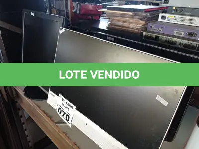 LOTE 070 - 07 MONITORES MARCAS E MODELOS DIVERSOS PARA RETIRADA DE PEÇAS. (NO ESTADO) ATENÇÃO! FAZER A VISITAÇÃO ANTES DE ARREMATAR, NÃO SABEMOS SE FUNCIONA. LEILÃO NÃO TEM GARANTIA E NEM DEVOLUÇÃO, SUJEITO A POSSÍVEIS AVARIAS VISÍVEIS/OCULTAS E/OU AUSÊNCIA DE COMPONENTES.