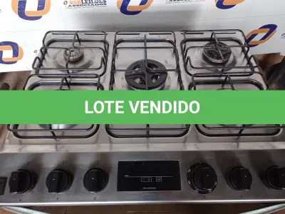 LOTE 055 - 01 FOGÃO BRASTEMP 05 BOCAS 220V. (STOV 5 FLAMES) (NO ESTADO) BH1529G