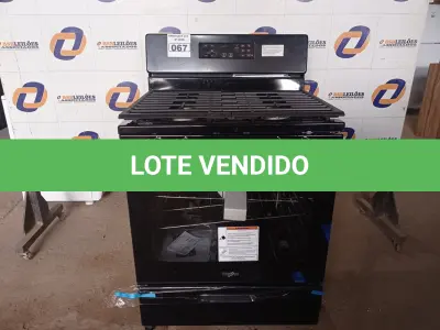 LOTE 067 - 01 FOGÃO WHIRLPOOL IMPORTADO 110V. (STOV 5 FLAMES) (NO ESTADO) BJ7229Y