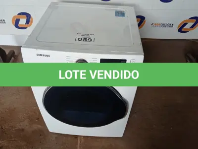 LOTE 059 - 01 SECADORA DE ROUPAS SAMSUNG 220V MODELO: DV12K6800EW. (CLOSTHES DRYER) (NO ESTADO) BH1556G
