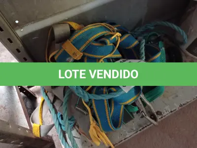 LOTE 145 - 05 CINTOS DE SEGURANÇA NO TRABALHO. (NO ESTADO) ATENÇÃO! FAZER A VISITAÇÃO ANTES DE ARREMATAR, NÃO SABEMOS SE FUNCIONA. LEILÃO NÃO TEM GARANTIA E NEM DEVOLUÇÃO, SUJEITO A POSSÍVEIS AVARIAS VISÍVEIS/OCULTAS E/OU AUSÊNCIA DE COMPONENTES.