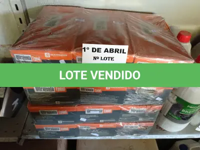 LOTE 045 - 12 CAIXAS DE REJUNTE EPÓXI. (NO ESTADO) ATENÇÃO! FAZER A VISITAÇÃO ANTES DE ARREMATAR, NÃO SABEMOS SE FUNCIONA. LEILÃO NÃO TEM GARANTIA E NEM DEVOLUÇÃO, SUJEITO A POSSÍVEIS AVARIAS VISÍVEIS/OCULTAS E/OU AUSÊNCIA DE COMPONENTES.