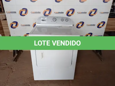LOTE 001 - 01 SECADORA DE ROUPAS WHIRLPOOL MODELO: WGD4800BQO. (CLOSTHES DRYER) (NO ESTADO) AV9319