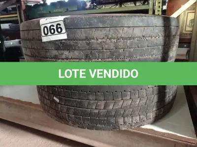 LOTE 066 - 02 PNEUS USADOS PARA CAMINHÃO ¾ 215/75/17,5. (NO ESTADO) ATENÇÃO! FAZER A VISITAÇÃO ANTES DE ARREMATAR, NÃO SABEMOS SE FUNCIONA. LEILÃO NÃO TEM GARANTIA E NEM DEVOLUÇÃO, SUJEITO A POSSÍVEIS AVARIAS VISÍVEIS/OCULTAS E/OU AUSÊNCIA DE COMPONENTES.