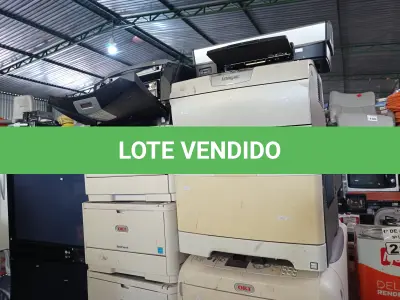 LOTE 217 - 08 IMPRESSORAS MARCAS E MODELOS DIVERSOS PARA RETIRADA DE PEÇAS. (NO ESTADO) ATENÇÃO! FAZER A VISITAÇÃO ANTES DE ARREMATAR, NÃO SABEMOS SE FUNCIONA. LEILÃO NÃO TEM GARANTIA E NEM DEVOLUÇÃO, SUJEITO A POSSÍVEIS AVARIAS VISÍVEIS/OCULTAS E/OU AUSÊNCIA DE COMPONENTES.