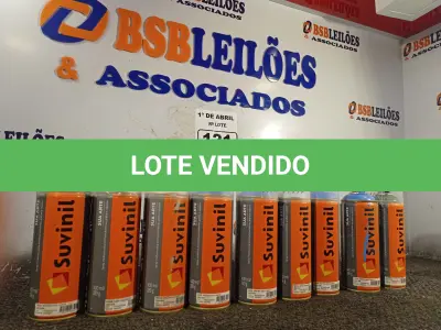 LOTE 121 - 08 TUBOS DE SPRAY SUVINIL CORES DIVERSAS. (NO ESTADO) ATENÇÃO! FAZER A VISITAÇÃO ANTES DE ARREMATAR, NÃO SABEMOS SE FUNCIONA. LEILÃO NÃO TEM GARANTIA E NEM DEVOLUÇÃO, SUJEITO A POSSÍVEIS AVARIAS VISÍVEIS/OCULTAS E/OU AUSÊNCIA DE COMPONENTES.
