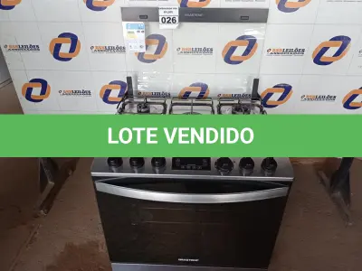 LOTE 026 - 01 FOGÃO 05 BOCAS  220V (STOV 5 FLAMES) (NO ESTADO) BF8541W