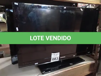 LOTE 083 - 02 TV’S MARCAS E MODELOS DIVERSOS PARA RETIRADA DE PEÇAS. (NO ESTADO) ATENÇÃO! FAZER A VISITAÇÃO ANTES DE ARREMATAR, NÃO SABEMOS SE FUNCIONA. LEILÃO NÃO TEM GARANTIA E NEM DEVOLUÇÃO, SUJEITO A POSSÍVEIS AVARIAS VISÍVEIS/OCULTAS E/OU AUSÊNCIA DE COMPONENTES.
