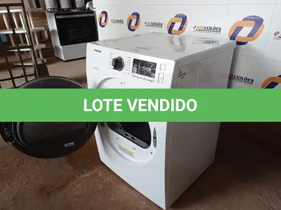 LOTE 024 - 01 SECADORA DE ROUPAS SAMSUNG 220V MODELO: DV12K6800EW. (CLOSTHES DRYER) (NO ESTADO) BF8539B