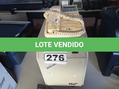 LOTE 276 - 01 ESTABILIZADOR MARCA KVA E UM TELEFONE. (NO ESTADO) ATENÇÃO! FAZER A VISITAÇÃO ANTES DE ARREMATAR, NÃO SABEMOS SE FUNCIONA. LEILÃO NÃO TEM GARANTIA E NEM DEVOLUÇÃO, SUJEITO A POSSÍVEIS AVARIAS VISÍVEIS/OCULTAS E/OU AUSÊNCIA DE COMPONENTES.