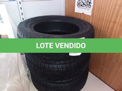 LOTE 491 - 03 PNEUS REMOLD 205/60/15. (NO ESTADO) ATENÇÃO! FAZER A VISITAÇÃO ANTES DE ARREMATAR, NÃO SABEMOS SE FUNCIONA. LEILÃO NÃO TEM GARANTIA E NEM DEVOLUÇÃO, SUJEITO A POSSÍVEIS AVARIAS VISÍVEIS/OCULTAS E/OU AUSÊNCIA DE COMPONENTES.