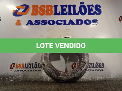 LOTE 359 - 01 ROLO DE CABO FLEXÍVEL 100M 4MM NA COR PRETA(NOVO). (NO ESTADO) ATENÇÃO! FAZER A VISITAÇÃO ANTES DE ARREMATAR, NÃO SABEMOS SE FUNCIONA. LEILÃO NÃO TEM GARANTIA E NEM DEVOLUÇÃO, SUJEITO A POSSÍVEIS AVARIAS VISÍVEIS/OCULTAS E/OU AUSÊNCIA DE COMPONENTES.