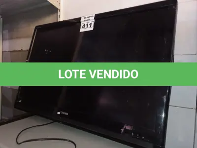 LOTE 411 - 01 TV MARCA TOSHIBA 42” POL. PARA RETIRADA DE PEÇAS. (NO ESTADO) ATENÇÃO! FAZER A VISITAÇÃO ANTES DE ARREMATAR, NÃO SABEMOS SE FUNCIONA. LEILÃO NÃO TEM GARANTIA E NEM DEVOLUÇÃO, SUJEITO A POSSÍVEIS AVARIAS VISÍVEIS/OCULTAS E/OU AUSÊNCIA DE COMPONENTES.