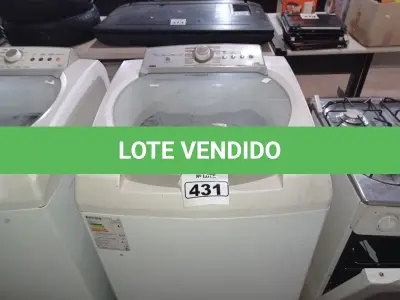 LOTE 431 - 01 LAVADORA MARCA BRASTEMP 11KG 220V. (NO ESTADO) ATENÇÃO! FAZER A VISITAÇÃO ANTES DE ARREMATAR, NÃO SABEMOS SE FUNCIONA. LEILÃO NÃO TEM GARANTIA E NEM DEVOLUÇÃO, SUJEITO A POSSÍVEIS AVARIAS VISÍVEIS/OCULTAS E/OU AUSÊNCIA DE COMPONENTES.