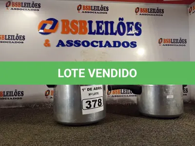LOTE 378 - 02 PANELAS DE PRESSÃO. (NO ESTADO) ATENÇÃO! FAZER A VISITAÇÃO ANTES DE ARREMATAR, NÃO SABEMOS SE FUNCIONA. LEILÃO NÃO TEM GARANTIA E NEM DEVOLUÇÃO, SUJEITO A POSSÍVEIS AVARIAS VISÍVEIS/OCULTAS E/OU AUSÊNCIA DE COMPONENTES.