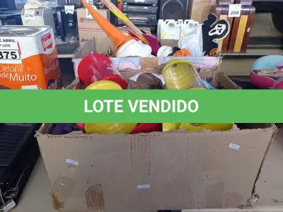 LOTE 377 - 01 LOTE COM ENFEITES DIVERSOS. (NO ESTADO) ATENÇÃO! FAZER A VISITAÇÃO ANTES DE ARREMATAR, NÃO SABEMOS SE FUNCIONA. LEILÃO NÃO TEM GARANTIA E NEM DEVOLUÇÃO, SUJEITO A POSSÍVEIS AVARIAS VISÍVEIS/OCULTAS E/OU AUSÊNCIA DE COMPONENTES.