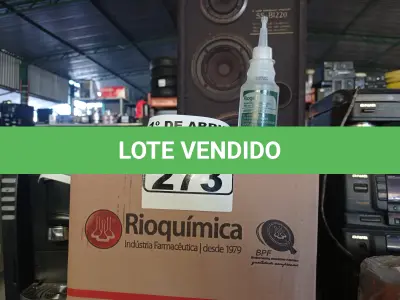 LOTE 273 - 02 CAIXAS COM BISNAGAS DE ÁLCOOL EM GEL 90G. (NO ESTADO) ATENÇÃO! FAZER A VISITAÇÃO ANTES DE ARREMATAR, NÃO SABEMOS SE FUNCIONA. LEILÃO NÃO TEM GARANTIA E NEM DEVOLUÇÃO, SUJEITO A POSSÍVEIS AVARIAS VISÍVEIS/OCULTAS E/OU AUSÊNCIA DE COMPONENTES.