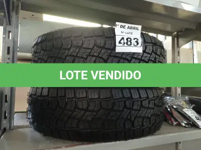 LOTE 483 - 02 PNEUS REMOLD 205/60/16. (NO ESTADO) ATENÇÃO! FAZER A VISITAÇÃO ANTES DE ARREMATAR, NÃO SABEMOS SE FUNCIONA. LEILÃO NÃO TEM GARANTIA E NEM DEVOLUÇÃO, SUJEITO A POSSÍVEIS AVARIAS VISÍVEIS/OCULTAS E/OU AUSÊNCIA DE COMPONENTES.