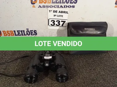 LOTE 337 - 01 BINOCULO. (NO ESTADO) ATENÇÃO! FAZER A VISITAÇÃO ANTES DE ARREMATAR, NÃO SABEMOS SE FUNCIONA. LEILÃO NÃO TEM GARANTIA E NEM DEVOLUÇÃO, SUJEITO A POSSÍVEIS AVARIAS VISÍVEIS/OCULTAS E/OU AUSÊNCIA DE COMPONENTES.