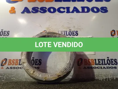 LOTE 282 - 01 ROLO DE CABO FLEXÍVEL 100M 2,5MM NA COR CINZA(NOVO). (NO ESTADO) ATENÇÃO! FAZER A VISITAÇÃO ANTES DE ARREMATAR, NÃO SABEMOS SE FUNCIONA. LEILÃO NÃO TEM GARANTIA E NEM DEVOLUÇÃO, SUJEITO A POSSÍVEIS AVARIAS VISÍVEIS/OCULTAS E/OU AUSÊNCIA DE COMPONENTES.