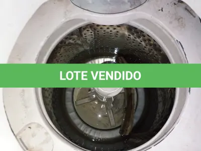 LOTE 422 - 01 LAVADORA MARCA BRASTEMP 9KG. (NO ESTADO) ATENÇÃO! FAZER A VISITAÇÃO ANTES DE ARREMATAR, NÃO SABEMOS SE FUNCIONA. LEILÃO NÃO TEM GARANTIA E NEM DEVOLUÇÃO, SUJEITO A POSSÍVEIS AVARIAS VISÍVEIS/OCULTAS E/OU AUSÊNCIA DE COMPONENTES.