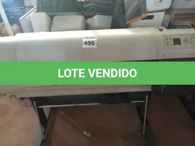 LOTE 496 - 01 PLOTTER MARCA CANON MODELO IPF 710.  (NO ESTADO) ATENÇÃO! FAZER A VISITAÇÃO ANTES DE ARREMATAR, NÃO SABEMOS SE FUNCIONA. LEILÃO NÃO TEM GARANTIA E NEM DEVOLUÇÃO, SUJEITO A POSSÍVEIS AVARIAS VISÍVEIS/OCULTAS E/OU AUSÊNCIA DE COMPONENTES.